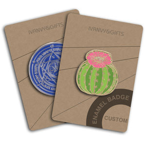 Épingle en émail pour insigne en métal au design personnalisé Épingle de revers en or - Product Image 1