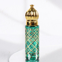 Vente en gros de flacons de parfum en verre de luxe Dubaï flacons vides d'huiles essentielles et d'huile de roller fantaisie vente en gros