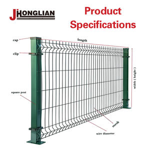 Precio antiescalada Seguridad Material 3D Valla de malla de alambre de metal Privacidad Paneles de construcción baratos Valla al aire <span class=keywords><strong>libre</strong></span> - Product Image 2