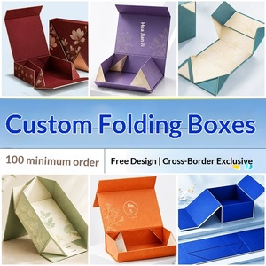Custom One-Piece Magnetic Flip-Top Gift Box Factory Direct <b>Small</b> Batch - Product Image 4