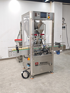 Machine de remplissage automatique de pâte crème cosmétique de gelée de pétrole de pommade de liquide visqueux de pompe à piston avec le chauffage - Product Image 4