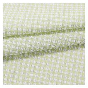 RTS <strong>Yarn</strong> <strong>Dyed</strong> Plaid 100% <strong>Cotton</strong> Bubble Seersucker <strong>Fabric</strong> - Product Image 5