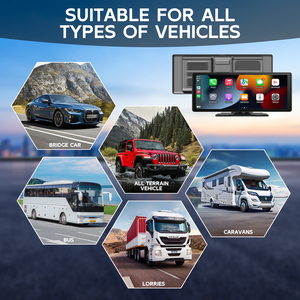 10.26 inch HD xách tay không dây xe Stereo 4k Bảng điều khiển gắn phổ <span class=keywords><strong>Car</strong></span> <span class=keywords><strong>DVD</strong></span> <span class=keywords><strong>Player</strong></span> Carplay Android Auto DVR Cảm ứng - Product Image 5