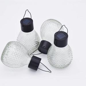 Lanterne solaire rétro de style chinois Weiyu, en verre imperméable, pour extérieur, jardin, lumière décorative d'ambiance - Product Image 3