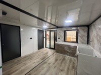 Villa préfabriquée de luxe prête à l'emploi de 20 pieds ou 40 pieds, maison mobile extensible en conteneur à vendre