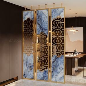 Ecrans de jardin décoratifs en métal de style design art déco en acier inoxydable 304 - Product Image 1