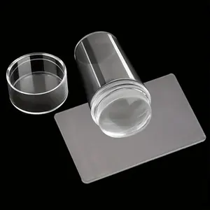 Prix usine discount Transparent Français Ongles Impression Nail Art Estampage Plaque Manucure Gelée Silicone Tête Nail <span class=keywords><strong>Stamper</strong></span> - Product Image 2