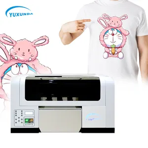 Yuxunda PET Film yazıcı Transfer DTF yazıcı tozu Shaker T-shirt Transfer filmi hidrografik tişört Transfer filmi