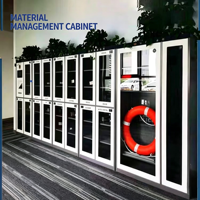 Armoire de gestion des matériaux et des outils pour usine intelligente, avec empreinte digitale et RFID, inventaire automatique, armoire de prêt-retour d'articles d'atelier
