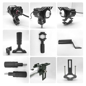 Soporte Universal para Faros Antiniebla de Motocicleta, Abrazadera para Tubo, Soporte para Barra Antichoque, Guardabarros, Amortiguador, Soportes para Luces LED - Product Image 3