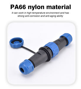 מחבר שקע זכר ונקבה מסדרת SD28 להרכבה על פאנל, 2 3 4 5 6 7 8 9 10 12 14 16 19 22 24 26 פינים, עמיד למים בתקן IP68 - Product Image 5