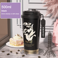 Ensemble de tasses à thé en acier inoxydable créatif pour anniversaire, personnalisé, isolé, durable, écologique, grande capacité, vente en gros