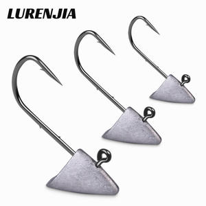Hameçon triangulaire à tête plombée Yiwu n° Tête de plomb en acier à haute teneur en carbone 2.5 pour la pêche au bar en rivière, leurre de pêche, hameçon XY353 - Product Image 3