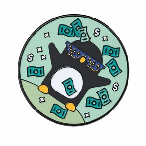 Pin de Esmalte Personalizado con Gráfico de <span class=keywords><strong>Animal</strong></span> Moderno y Divertido, Insignia de Dibujos Animados Personalizada, Logotipo Personalizado de Metal Fundido a Presión para - Product Image 2