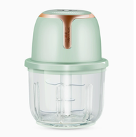 Mini robot culinaire NINTAUS 4 tasses, hachoir électrique portable, mixeur, moulin à purée, usage domestique, plastique sans BPA, avec lame et couvercle