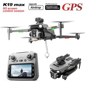 Evitación de obstáculos K19 MAX drone GPS Cámara dual 5G FPV Transmisión 3km Rango Pantalla-Controlado UAV Avión remoto Quadcopter - Product Image 6