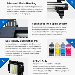 1.8m 1.9m Máy in kỹ thuật số cờ cờ máy in vải polyester máy in phun thuốc nhuộm thăng hoa - Product Image 3