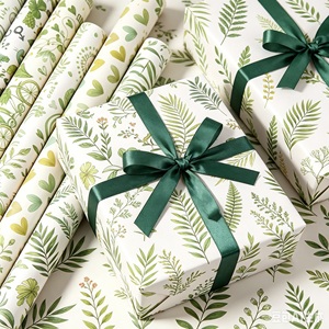 Papier de soie anti-graisse directement de l'usine pour emballage de boîtes cadeaux avec logo personnalisé, impression UV, anti-rayures, anti-poussière, papier intérieur - Product Image 2
