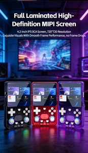 <span class=keywords><strong>Console</strong></span> de jeu portable X36 ultra originale, écran 4,2 pouces, système Android, lecteurs de jeux rétro portables, 3500 mAh, 64 Go pour PSP PS1 - Product Image 5