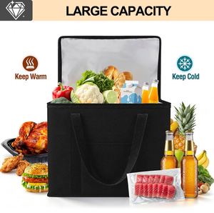 Sac isotherme grande capacité, étanche, en PEVA, sac de courses, sac isotherme Oxford, garde au chaud et au froid pour les voyages et les pique-niques - Product Image 5
