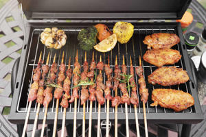 Mini grilles de <span class=keywords><strong>barbecue</strong></span> à charbon <span class=keywords><strong>double</strong></span> face extérieures portables <span class=keywords><strong>Grille</strong></span> de <span class=keywords><strong>barbecue</strong></span> multifonction - Product Image 3