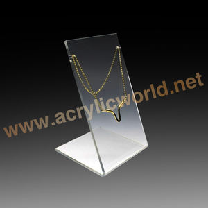 Vitrine personnalisée de bijoux de collier, présentoir de collier en acrylique de bureau de haute qualité - Product Image 1