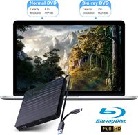 Factory Price Blu-ray Mobile Optical Drive Computer DVD Burner USB3.0 3.1 Blu-ray External Optical Drive With PC Desktop