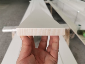 Gỗ sơn lót s4s nội thất đúc và cửa sổ TRIM phẳng Bảng Gỗ <span class=keywords><strong>MDF</strong></span>/thông - Product Image 4