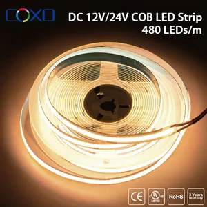 COXO 3 साल की वारंटी सीई rohs उल एलईडी टेप पट्टी प्रकाश 3000k 4000k 6000k luzes luses fita डे लूज तीरास luces एलईडी