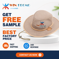 Chapeau de cowboy respirant pour hommes et femmes, chapeau de paille à large bord pour la protection solaire, chapeau d'été pour le safari en plein air, chapeau de plage, logo personnalisé, protection UV