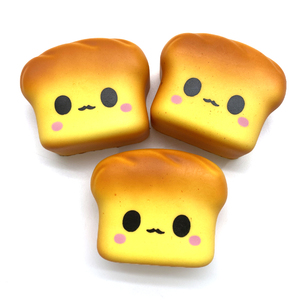 Jouets Squishy en PU Mignons à Remontée Lente, Aliments Simulés (Pain, Gâteau), Jouet Anti-Stress à Presser pour Adultes et Enfants - Product Image 4