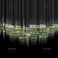 Lustre en cristal haut de gamme personnalisé avec source de lumière LED, installation double usage pour hôtel, salle de banquet, restaurant, bureau de vente