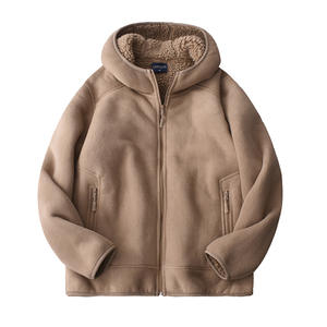 Produttori di abbigliamento personalizzato 520G in pile polare felpa con cappuccio per uomo e donna autunno e inverno giacca calda - Product Image 1