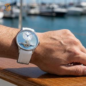 Reloj de Pulsera Personalizado con Etiqueta Privada y Logotipo, Fabricante de Relojes Mecánicos Automáticos Minimalistas de Lujo para Hombre, OEM - Product Image 4