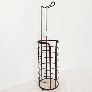 Hiện đại đôi Tier phòng tắm đứng Dispenser freestanding dây kim loại giấy vệ sinh cuộn chủ với lưu trữ Rack cho điện thoại di động - Product Image 1