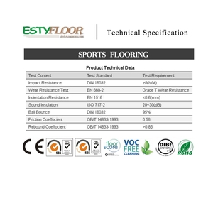 Losetas de Madera Modernas para Canchas de Tenis de Mesa y Baloncesto de Alta Calidad para Interiores, Modelo 2026, las Más Vendidas - Product Image 3
