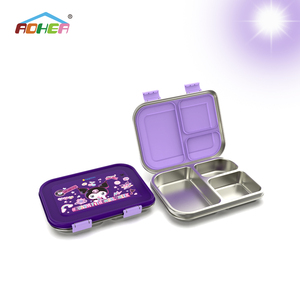 Aohea thép không gỉ Bento Hộp Ăn Trưa không gỉ ăn trưa thép lunchboxes bpa-miễn phí cho trẻ em - Product Image 4