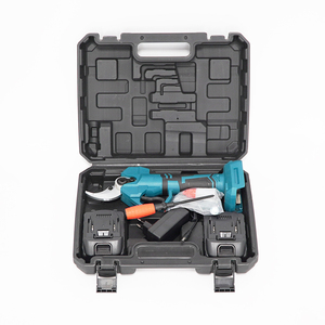 Bilixo 18-21V 40MM Cisailles à haies sans fil professionnelles à batterie Li-ion, cisailles d'élagage d'arbres portables, moteur sans balais, lame SK5, bleu - Product Image 6