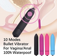 Mini vibromasseur étanche 10 couleurs 10 vitesses, mini vibromasseur bullet, stimulateur clitoridien féminin, vibromasseur dildo, produits sexuels féminins, jouets sexuels