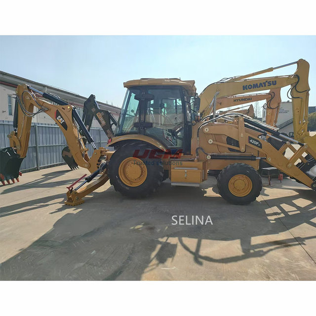 Best Condition Used Caterpillar CAT 420F2 Backhoe Loaders Excavators 4x4 Retroexcavadora USA Secondhand CAT 420 426 428 430 F2