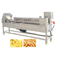 Nouvelle ligne de production entièrement automatique de frites de pommes de terre en acier inoxydable 304 / Machine à faire des frites / Frites surgelées