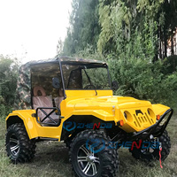 Le plus populaire voiture Jeep Buggy voiture 4x4 Mini Jeep Willys électrique tout-terrain Go Kart pour les loisirs et l'utilisation de la ferme en vente