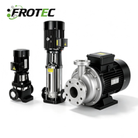 Pompe verticale multi-étages en acier inoxydable haute efficacité CDL CDLF pour le surpressionnement d'eau des bâtiments et les systèmes d'osmose inverse