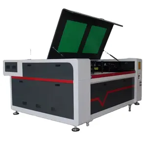 Acrwood mesin pemotong Laser Co2 untuk kulit Acrylic1300 * 900mm Cnc Lazer pengukir kepala laser ganda
