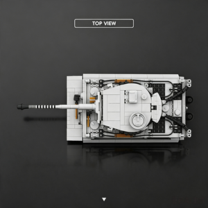 TK2 TK8001 Tanque Pesado Alemán <span class=keywords><strong>Panzer</strong></span> VI <span class=keywords><strong>Tiger</strong></span> S04, Kit de Modelo Militar de la Segunda Guerra Mundial, Bloques de Construcción para Coleccionistas, Exhibición Educativa - Product Image 4