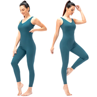 Combinaison une pièce sans manches personnalisée pour la gymnastique, costume de danse, taille plus, bretelles athlétiques, dos ouvert, combinaison