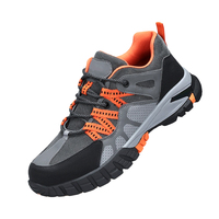 Chaussures de sécurité industrielles Litai, embout en acier, semelle en acier, maille en microfibre, semelle extérieure en caoutchouc antidérapante, anti-perforation, bottes antidérapantes