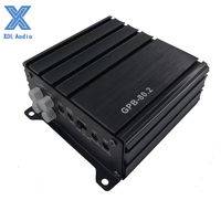 Amplificateur de voiture de classe D haut de gamme 80W*2CH, compact, largeur de circuit imprimé de 88 mm avec crossovers et égaliseurs pour un système audio de voiture amélioré