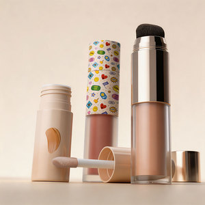 Tube cosmétique transparent avec bouchon à vis, emballage de beauté vide pour flacon de correcteur, flacon de gloss à lèvres en plastique 6,5 ml - Product Image 4