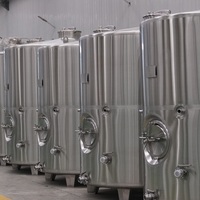 Cuve de Fermentation de Vin sous Pression en Acier Inoxydable à Double Paroi, Refroidissement par Glycol, Contrôle Automatique, 2000L 200L, pour Fermentation d'Alcool